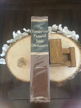 The Zondervan Pictorial Bible Dictionary By Tenney Hardcover 1963 Edition
